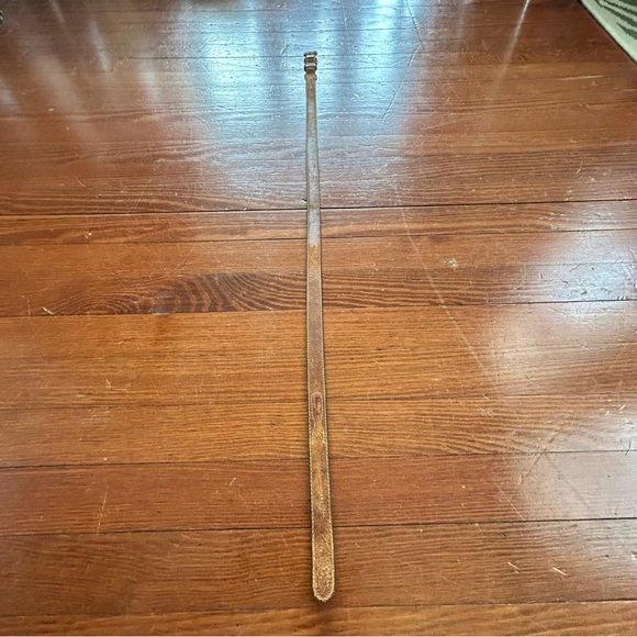 Vintage Jordache Brown Leather Belt Size 36 - Picture 11 of 12